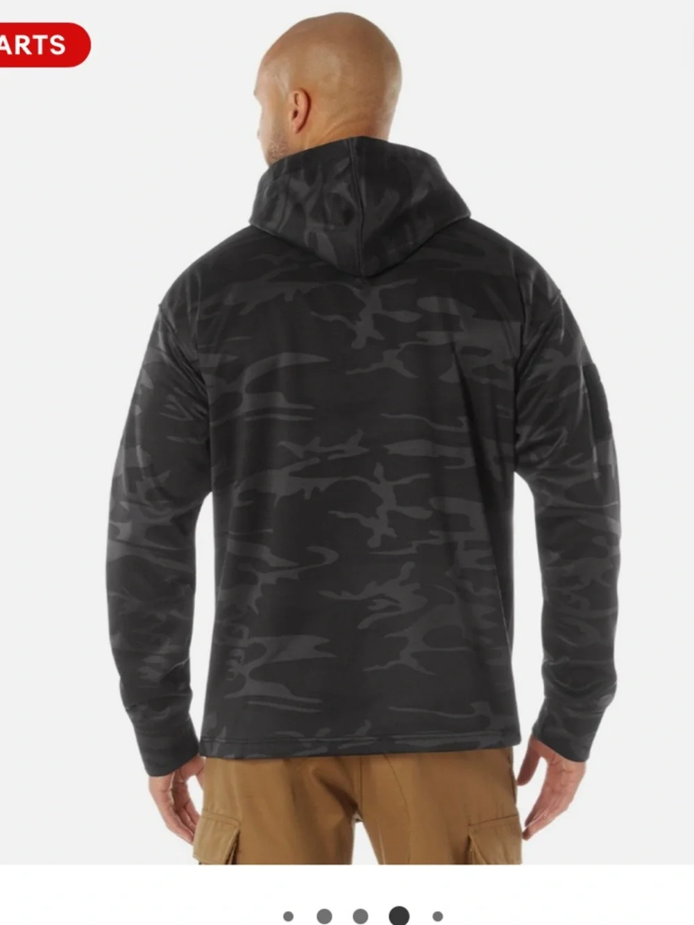 Rothco Concealed Carry Hoodie Easy Access CCW Large Kangaroo Pocket Camo